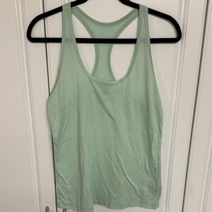 Nike Light Green Racerback Tank Top